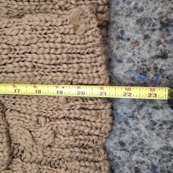 "CHELSEA AND VIOLET" SZ. L., Brown acrylic, button down cardigan. - Picture 14 of 16